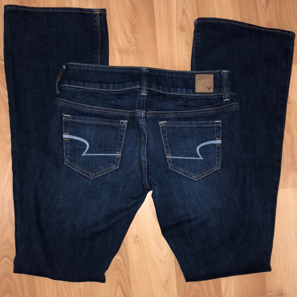 American Eagle dark jeans